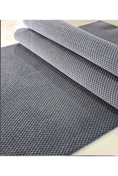 SERİA HALI Oppo Petekli Örgü Saçaklı Kaymaz Dot Taban Halı Makinede Yıkanır