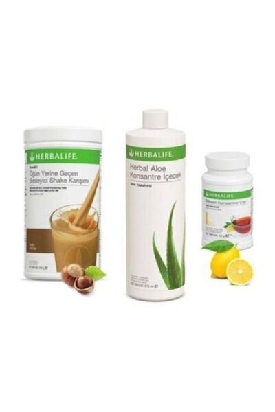 Herbalife Fındıklı Formül 1 Shake Herbal Aloe Konsatre Içecek Limon Aromal Ko...