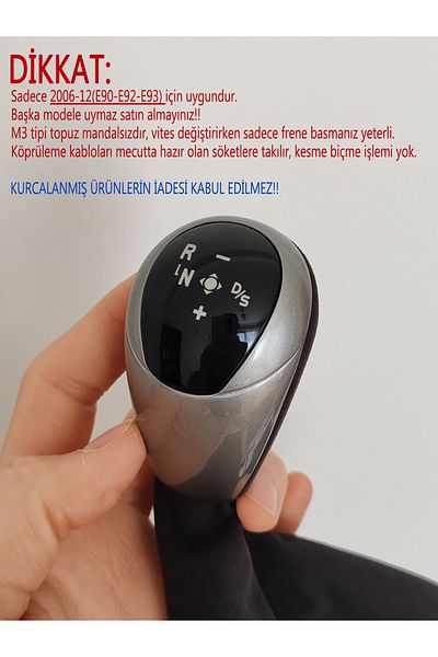 GCP German Car Parts Bmw E90 M3 Illuminated Gear Shift - Joystick Conversion Knob