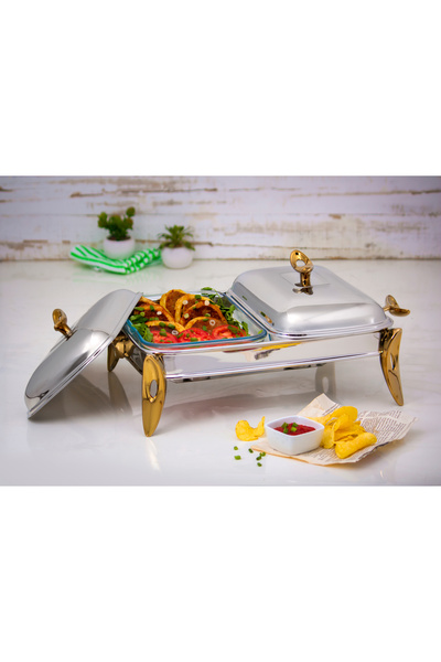 Genel Markalar MUM ISITICILI İKİ BÖLMELİ DİKDÖRTGEN SERVİS SETİ