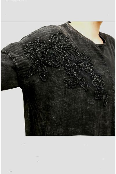 anne moda ankara Oversize 100% βαμβάκι - Αντιιδρωτικό μακρύ καλοκαιρινό φόρεμα