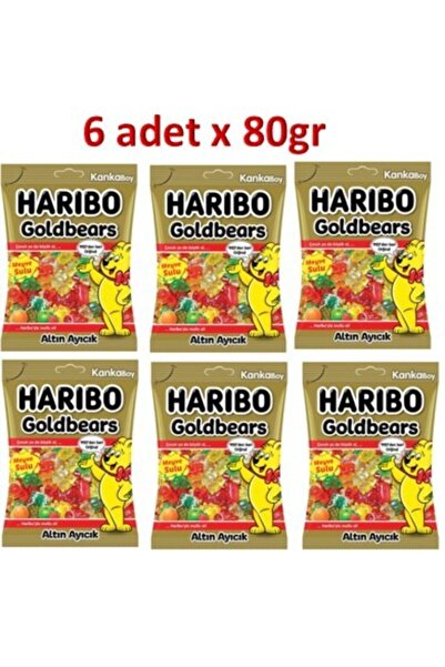 Haribo Harıbo Altın Ayıcık 80 Gr*6 Adet