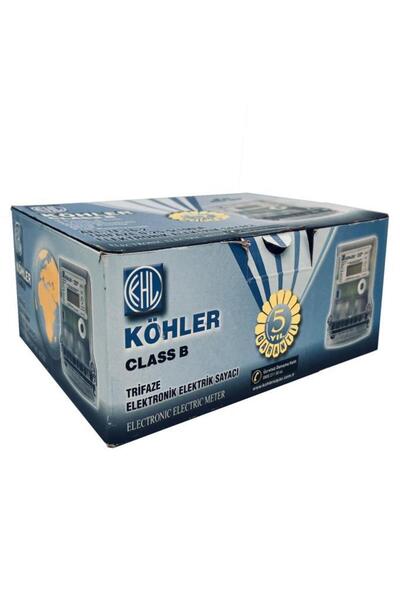 Köhler Trifaze 0,25-5(100)A Elektronik Elektrik Sayacı