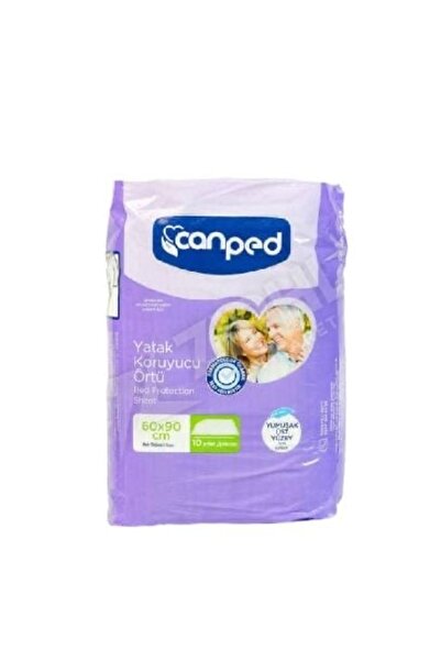 Canped Yatak Koruyucu Örtü (Hasta Bezi) 60x90 cm 10 Yaprak