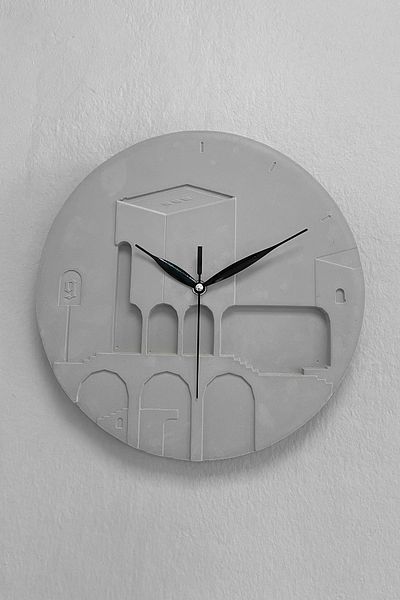 sin istanbul Round Wall Clock Gray