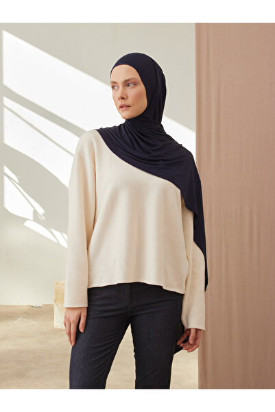 Femple Modest Μικρό πρακτικό σάλι ζέρσεϊ Premium |   Χρώμα: Μπλε ναυτικό |   Ραμμένο με πηγούνι |   Μέτρο: Νεαρός-παιδί |   Στιγμιαίο Hijab