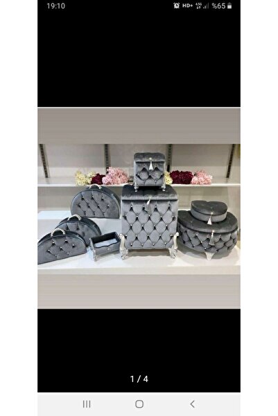 Ebrar Çeyiz Çamaşır sepeti sandıl takım seti