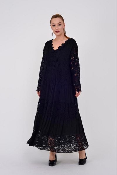 Rabiossa Rochie de dama cu volane lungi