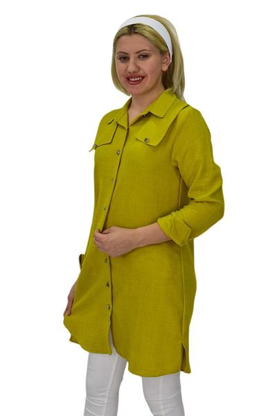 HİSSET Cămașă Ayrobin Shoulder Piece - BGL-ST03705 pentru femei