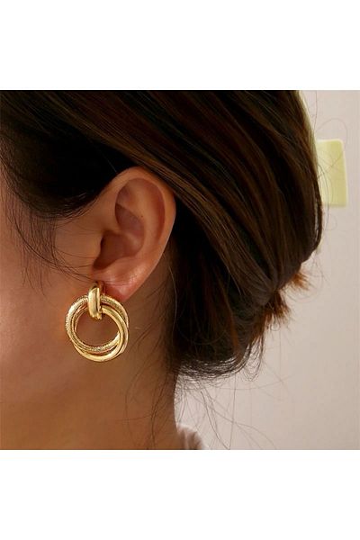 CHARMLUCKY Steel Earrings