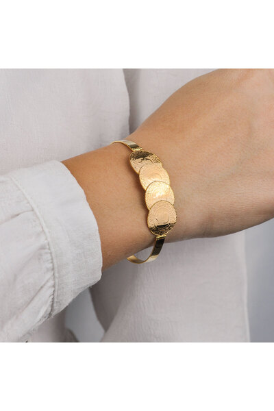 Burcu Kuyumculuk Dört Çeyrekli Bileklik