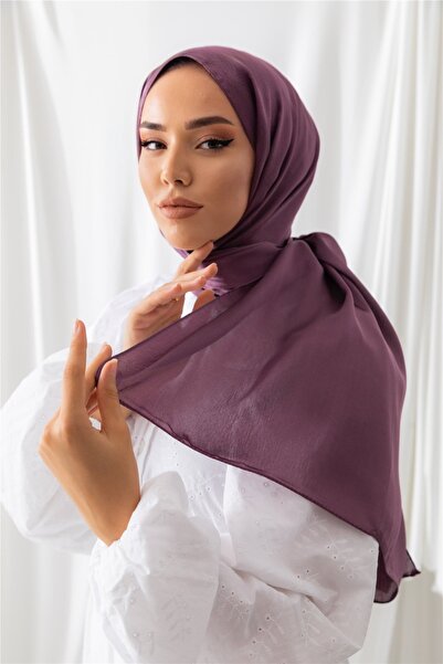Silk Home Single Sided Janjan Shawl - Plum