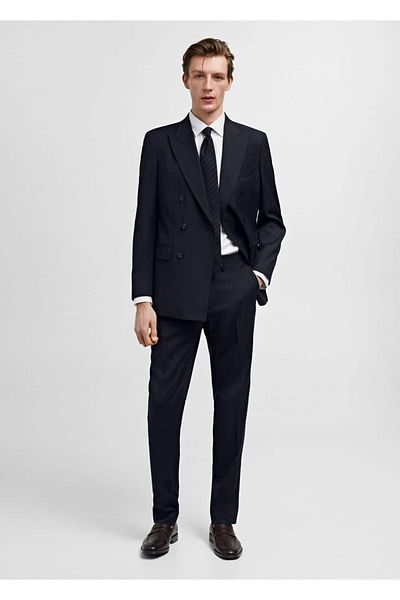 MANGO Man Slim fit pants set