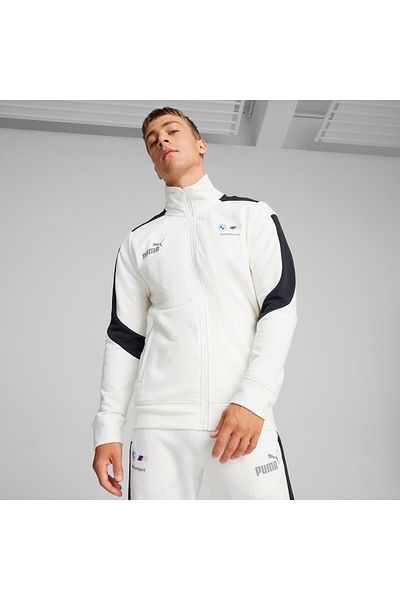 Puma BMW MMS MT7 Unisex Λευκό Casual Μπουφάν
