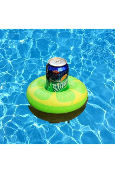 Şeker Ofisi Sea Bed Inflatable Cup Holder Green Lemon