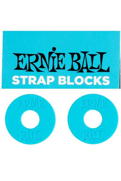 Ernie Ball P05619 2 Pieces Strap Blocks Blue