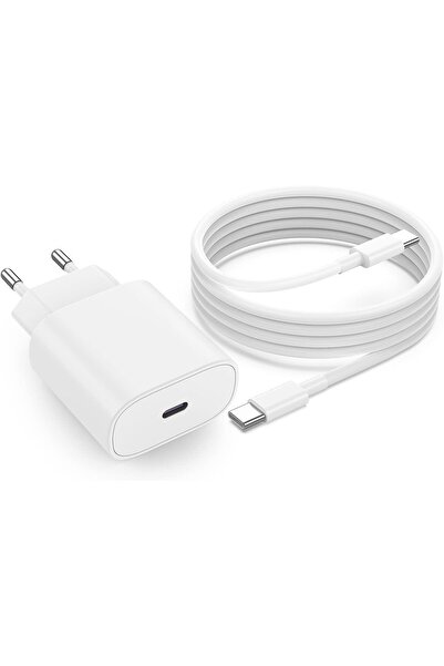 Deppo Trend Samsung Galaxy S21/S22/S23/24/S24 Plus/S24 Ultra Uyumlu Hızlı Şarj 25W USB-C Type-C PD Şarj Cihazı