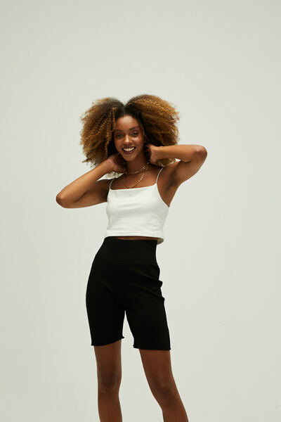 Bad Bear Vinyasa Crop-top Off-white White Female Athlete