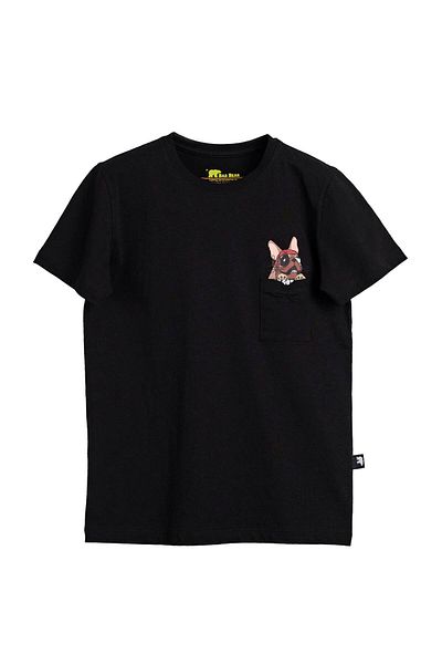 Bad Bear تي شيرت أطفال مطبوع باللون الأسود من Gotcha