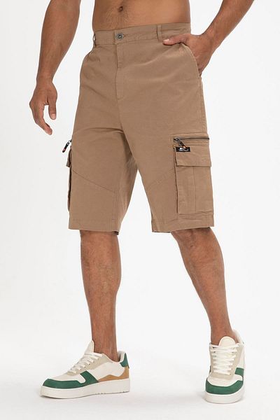 Bad Bear حبل Sweatshorts الجمل البني الرجال السراويل