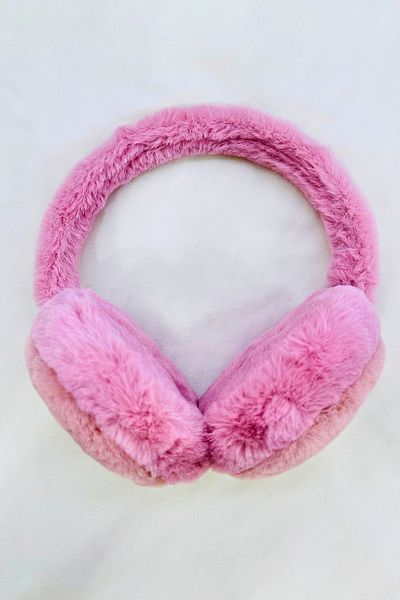 PETEK AKSESUAR Cold Protective Soft Plush Winter Headphones