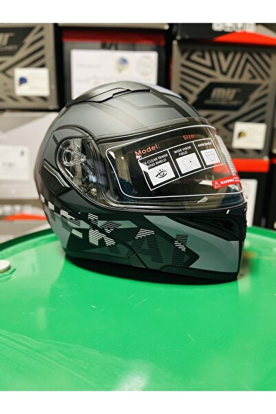 JK20 TEZ MOTOR JİEKAİ JK-902 ÇENEDEN AÇILIR MOTOSİKLET KASKI GÜNEŞ VİZÖRLÜ