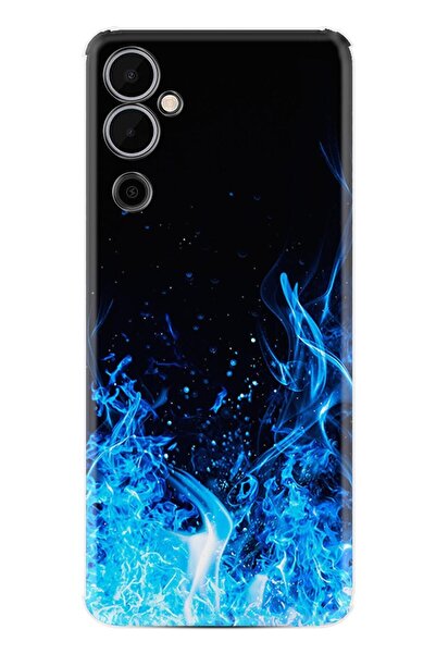 TECNO Pova 4 Kılıf Silikon Desen Özel Seri Blue Fire 1678