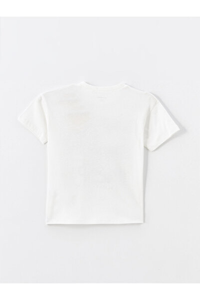 LC Waikiki Chlapecké tričko s potiskem Snoopy s výstřihem