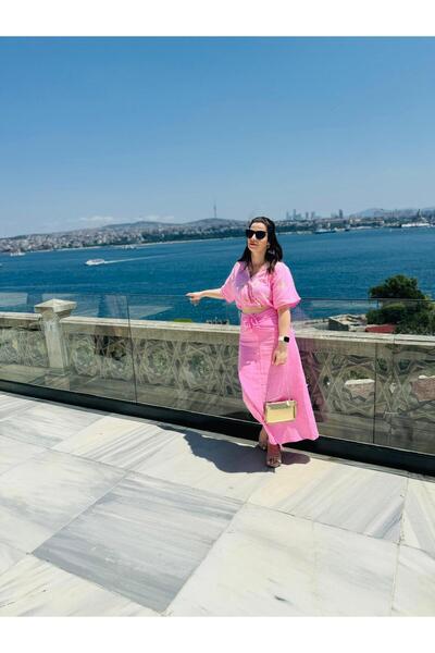 shemonna PEMPE DENİZ KABUKLU MÜSLİN TAKIM