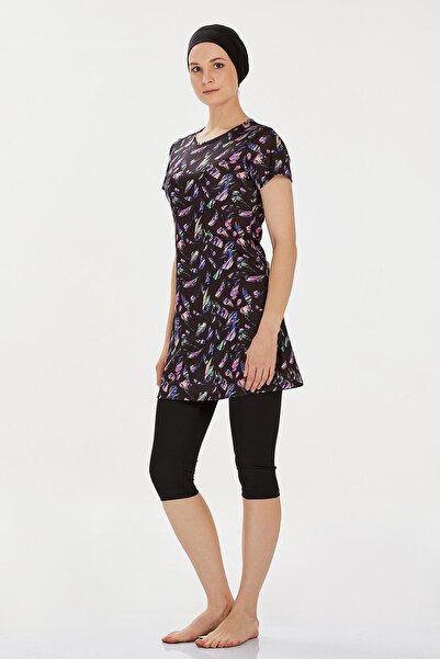 REMSA Полупокрит чорапогащник с къс ръкав Florıe 9307 черен