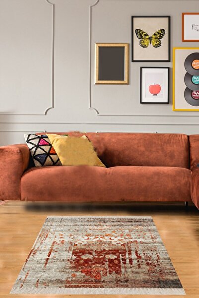 on the clouds Batik Desenli Renk Geçişli Dijital Baskı Yıkanabilir Kaymaz Tab...