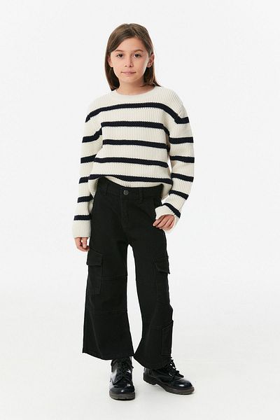 Fulla Moda Girl's Trousers with Cargo Pockets