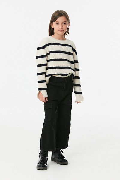 Fulla Moda Girl's Trousers with Cargo Pockets
