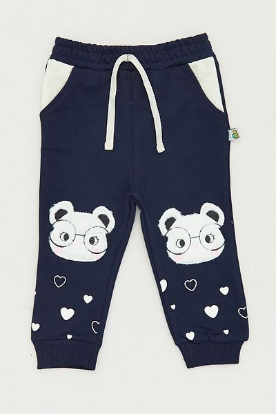 Fulla Moda Heart Printed Girl's Sweatpants