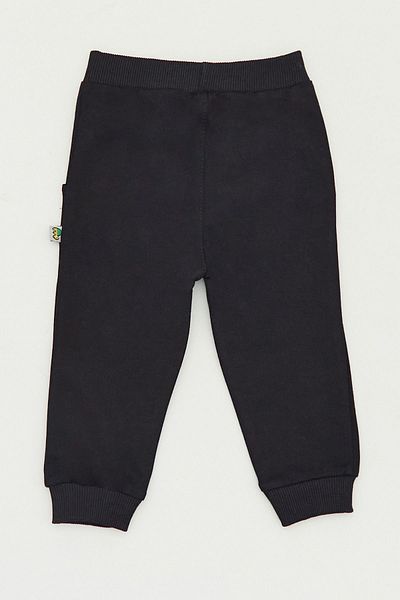 Fulla Moda Teddy Bear Embroidered Girls' Sweatpants with Elastic Legs