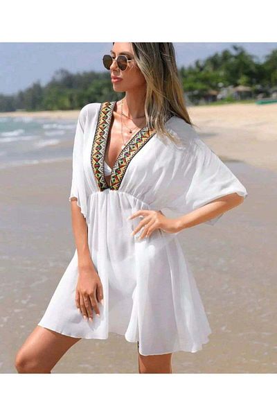 ARHEZ TEKSTİL ethnic patterned pareo