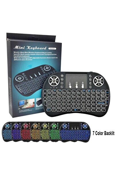 Keyboard Kablosuz Bluetooth Smart Tv & Tv Box Uyumlu Türkçe Mini Klavye