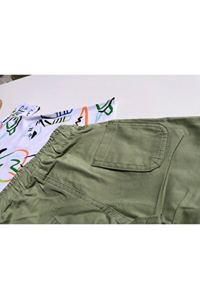 Dijitex Boys' Embroidered Printed Shorts Set