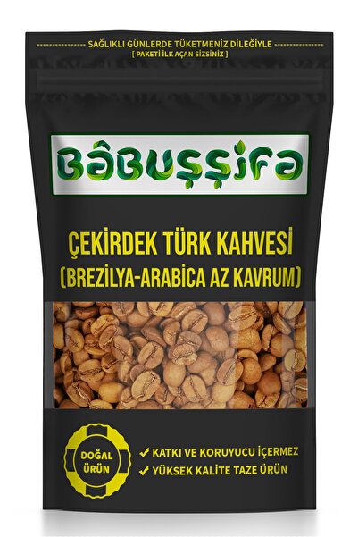 Babuşşifa Çekirdek Türk Kahvesi Az Kavrulmuş (Brezilya-Arabica/Süper Aroma) 5...