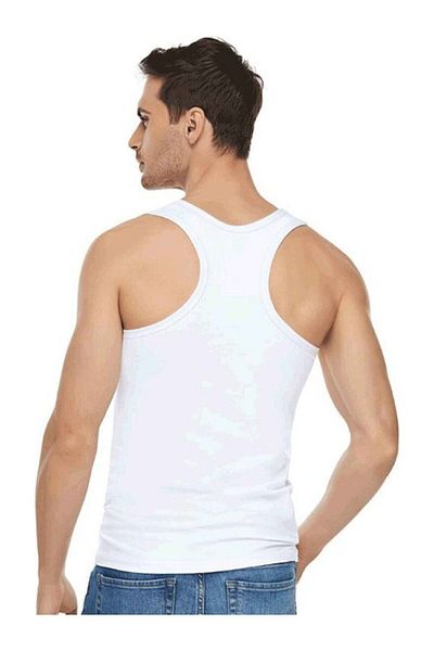 Tutku Elit Ανδρικό λευκό 3 τεμάχια Elite 1304 Sports Elasthan Athlete Abani Classic