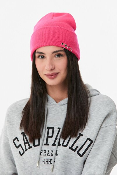 Fulla Moda Unisex Basic Beret with Piercing