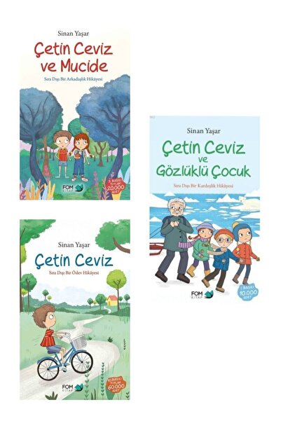 FOM Kitap Çetin Ceviz Serisi 3 Kitap Set