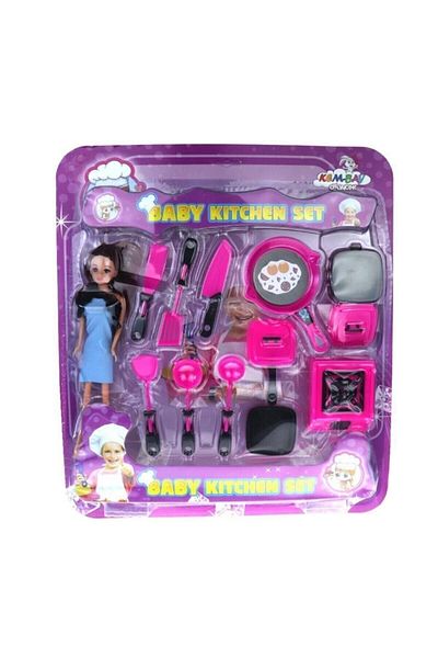 Güntem Kmby color chart kitchen set model doll toy 028