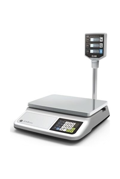 CAS Pr 2 Boyunlu Onaylı Fiyat Hesaplamalı Akülü Terazi