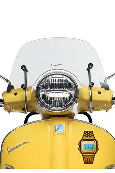 MegaSticker Autocolant Ceas Retro Motor, Cască, Laptop, Autocolant Auto 13x9 Cm