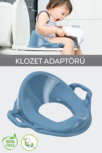 Meleni Baby Unisex Çocuk Kulplu Klozet Kapağı Adaptörü - Tuvalet Eğitimi Alış...