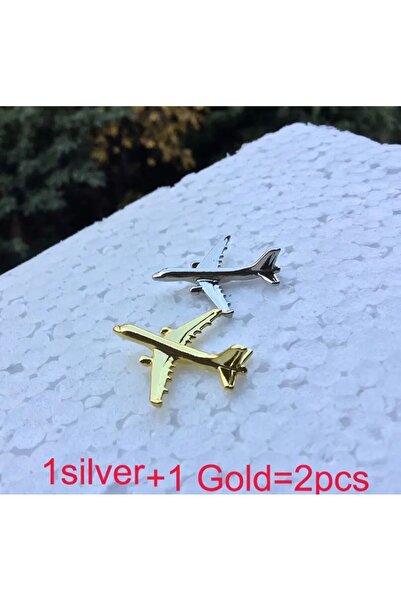 marimari 2 li pilot , hostes yaka iğnedsi takı aksesuar hediyelik