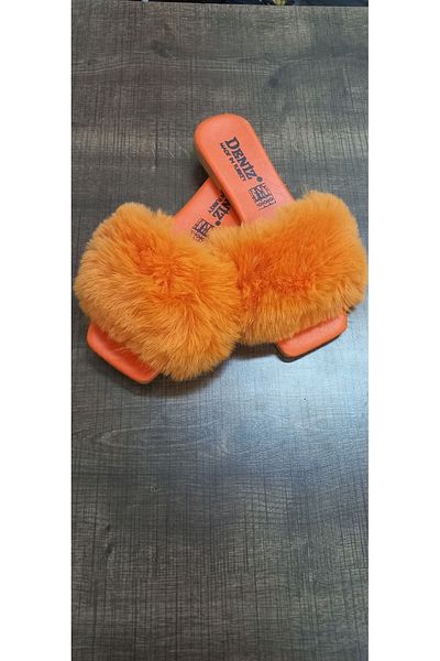 Moda fiesta Papuci cu blană pentru femei Papuci de casă și în aer liber zilnic