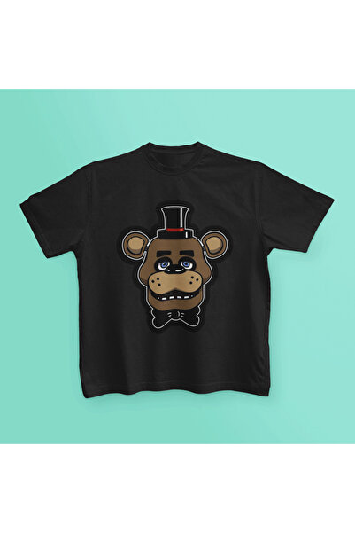 MAGORS Fnaf Printed Circular Neck Cotton Short Sleeve Children's T-Shirt