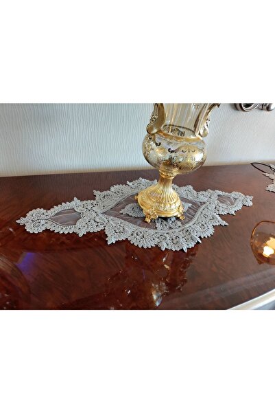 CAMİNHO DA LUA Set 3 piese Clover French Danced Set Zestre Ecru Ușă Gri